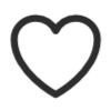 heart favorite icon